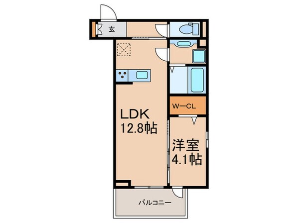 アルカンジュ東合川の物件間取画像